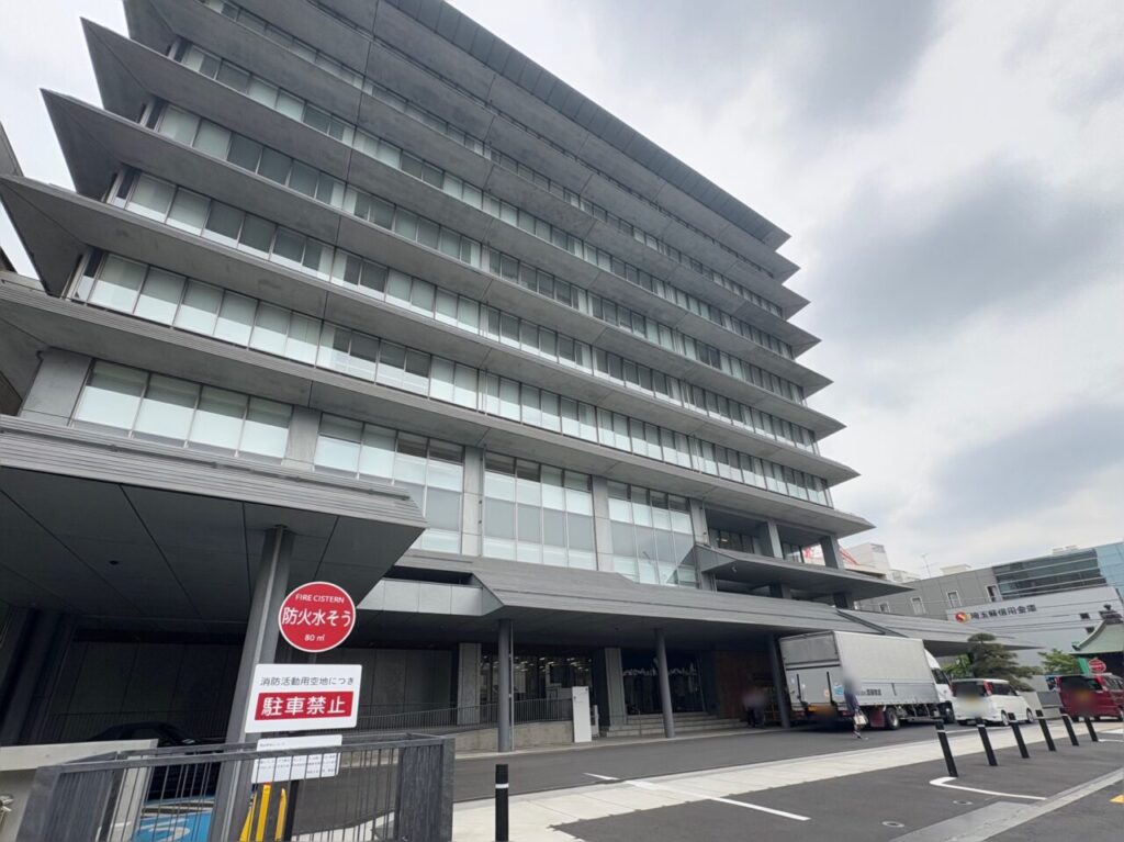 本庁舎で夜景を見る会