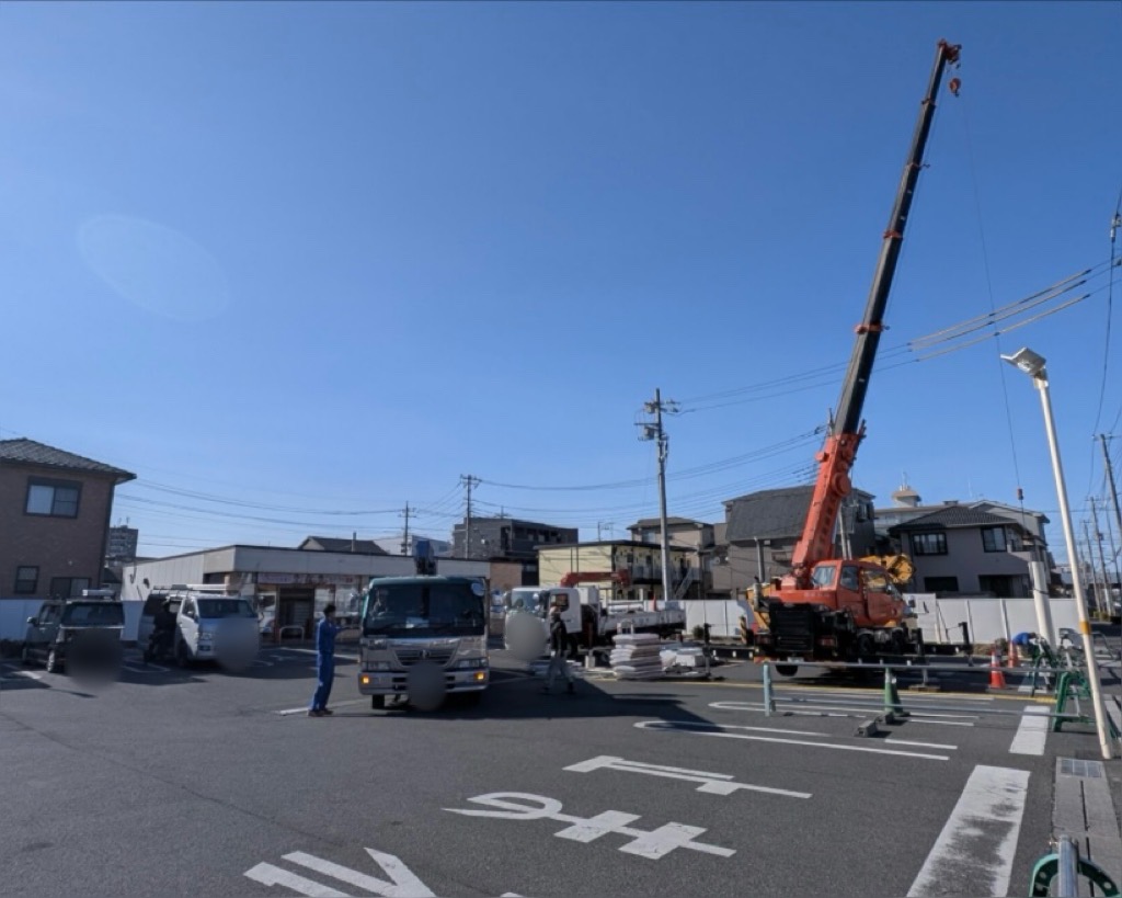 セブンイレブン草加新田店　建て替え工事　再オープン