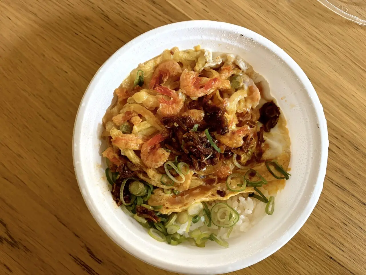 草加ポパソース えびかき揚丼