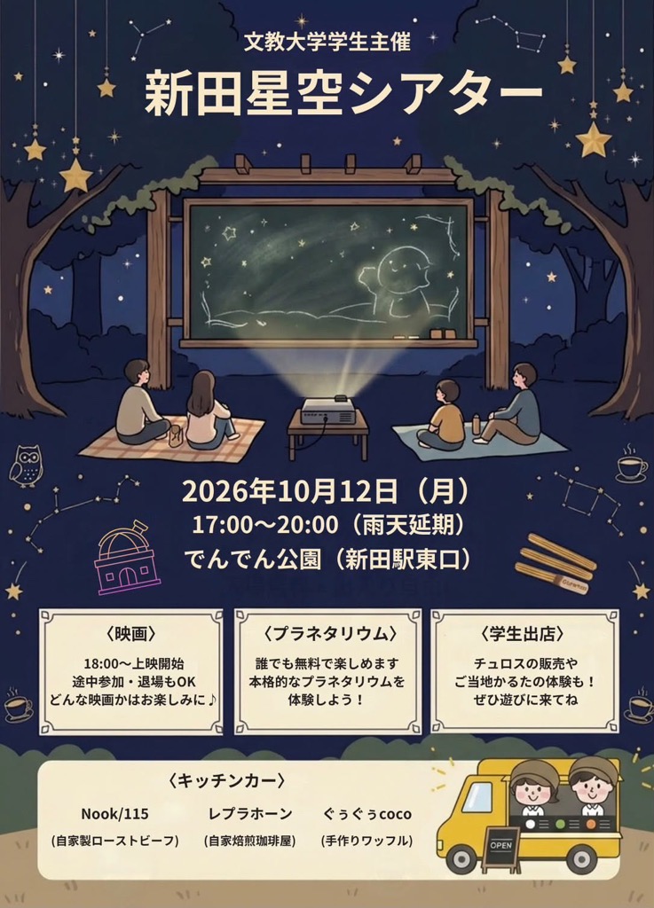 まちニワあそびば／新田星空シアター